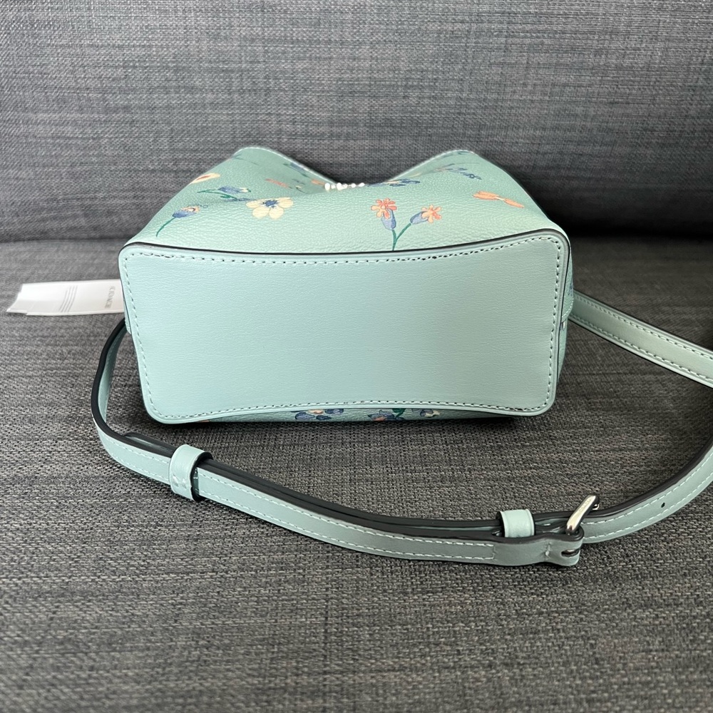 NWT COACH MYST FLORAL SMALL TWIN BUCKET CROSSBODY SHOULDER BAG - Picture 8 of 9